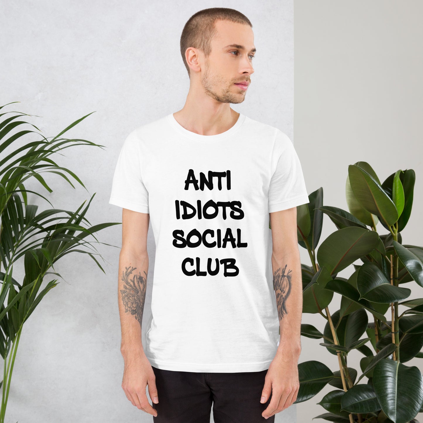 Anti idiots social club hombre