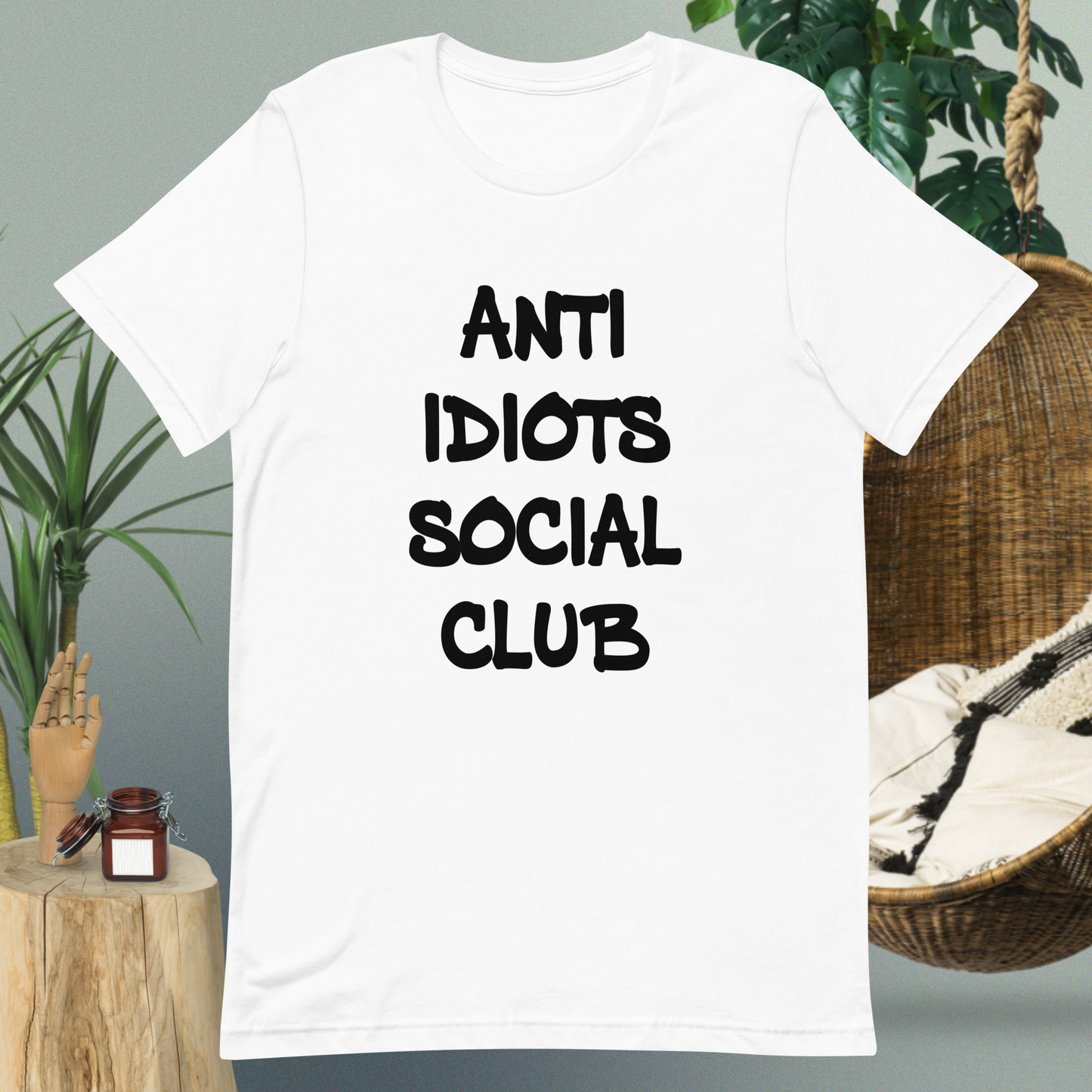 Anti idiots social club hombre